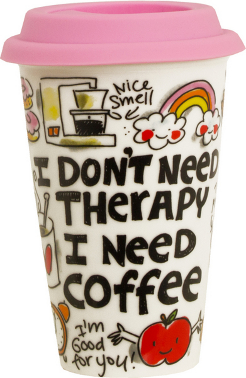 diepvries zwaarlijvigheid gebed Coffee to go beker Therapy