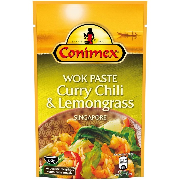 Conimex Wok Paste Curry Chili & Lemongrass
